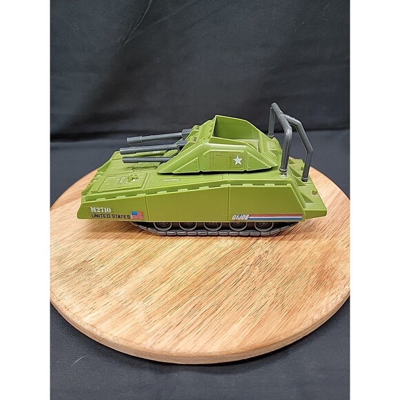 Vintage 1985 Hasbro GIJOE Arah Armadillo M2710 Military Tank Green Plastic Toy - Picture 3 of 8